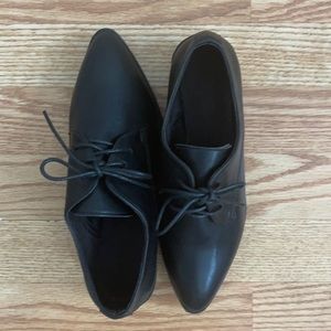 H&M pointed Black Loafers